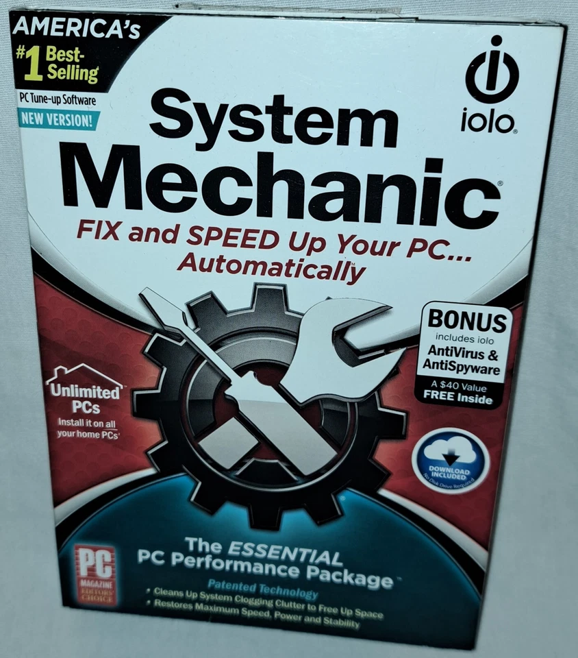 Iolo System Mechanic with Bonus Anti-virus & Anti-Spyware  - Image 1 of 4