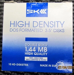 Disketten 3,5 Zoll 1,44 MB / 10 Stück / SK HD - Afbeelding 1 van 15