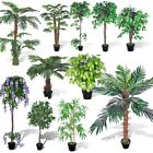 Palme Kunstpflanze Topf Kunstbaum Knstliche Pflanze mehrere Auswahl Grn XXL