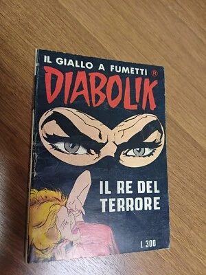 DIABOLIK R 1  Ristampa Costola Bianca " Il Re Del Terrore" 1978 Ottima - Immagine 1 di 4