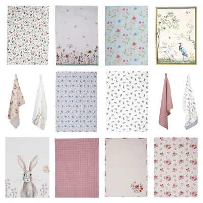 Geschirrtuch Küchentuch Tuch 50x70 Landhaus Shabby Clayre & Eef 100% Baumwolle - Bild 1 von 2