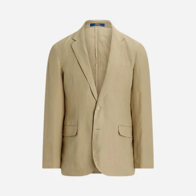 $398 Polo Ralph Lauren Para Hombres Suave Moderno Lino Traje Chaqueta Abrigo Deportivo, Beige, 44R Foto 1 de 3