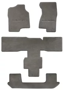 2000-2006 Chevrolet Suburban Velourtex Carpet Floor Mats-Choose Color & Logo - Foto 1 di 3