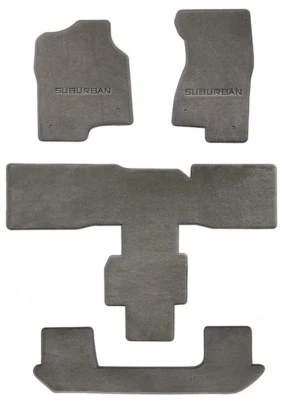 Alfombrillas Chevrolet Suburban Velourtex 2000-2006 - Elige color y logotipo Foto 1 de 3