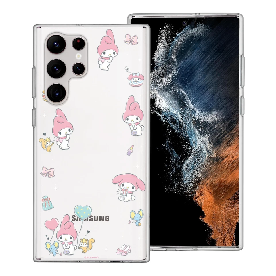 Funda de gelatina transparente de regalo Hello Kitty Pompompurin para Galaxy S25 Ultra Plus Foto 1 de 1