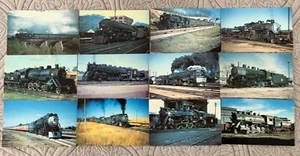 Set 12 klassische Dampflok Hochglanz Postkarten - Bild 1 von 2