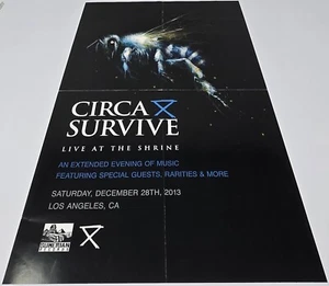Circa Survive "Live at the Shrine" 11x17 Poster (Dec 28, 2013) Sumerian Records - Picture 1 of 2