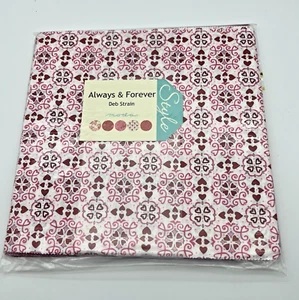OOP  ALWAYS AND FOREVER by Deb Strain for Moda.   Layer Cake 10 inch squares - Picture 1 of 2
