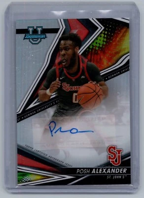 2022-23 Bowman's Best U Refractor RC Auto Posh Alexander St. John's - Image 1 of 2