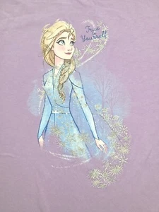 Disney Frozen II True To Yourself Elsa Graphic Tee Size M - Picture 1 of 7