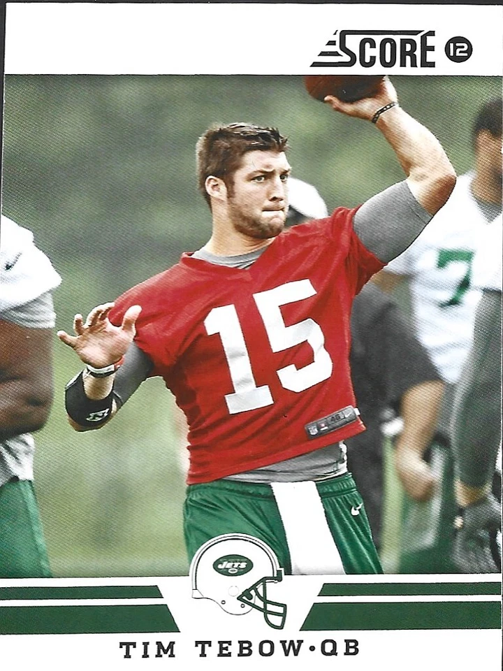 2012 Score #184 Tim Tebow card, Florida Gators legend - Image 1 of 1