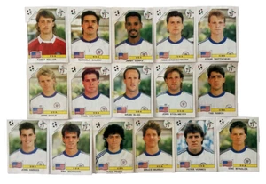 Panini World Cup Italia 90 USA Soccer Team Sticker Set Rare Argentina Parallel - Picture 1 of 9