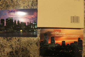 2008 UNITED STATES MINT UNCIRCULATED COIN SET , SEALED UNOPENED MINT PACKAGE,... - Picture 1 of 4