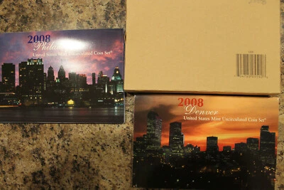 2008 UNITED STATES MINT UNCIRCULATED COIN SET , SEALED UNOPENED MINT PACKAGE - Image 1 of 4