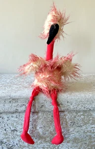 Jellycat Flora Flamingo weich flauschig rosa & cremefarben Mix Vogel groß 20" Spielzeug nicht mehr produziert - Bild 1 von 20