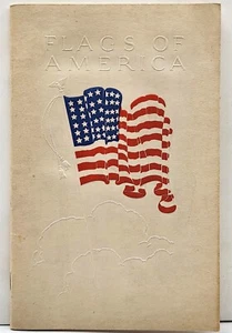 1926 John Wannamaker Co. Storia delle bandiere d'America libretto illustrato C6 - Foto 1 di 5