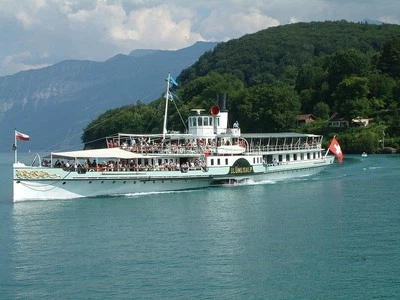 BLÜEMLISALP. Raddampfer Thunersee. Modellbauplan - Bild 1 von 3