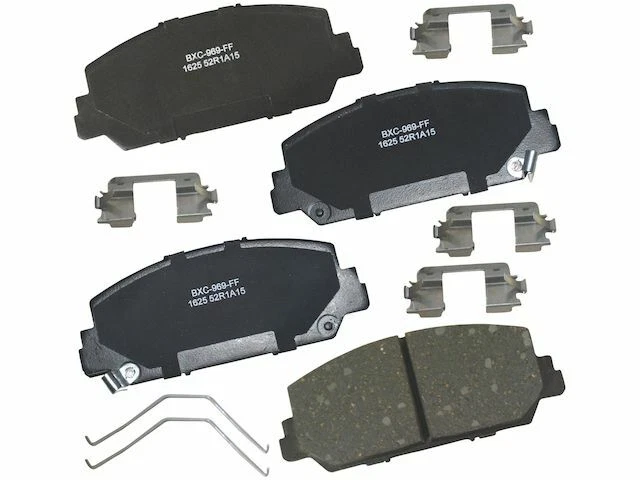 Para 2013-2018 Acura RDX conjunto de pastilhas de freio dianteiro Bendix 68637QF 2014 2015 2016 2017 - Imagem 1 de 2