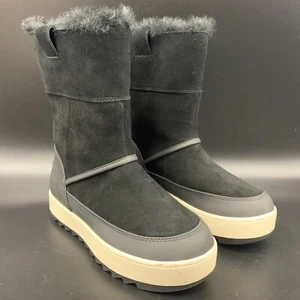 KOOLABURRA BY UGG TYNLEE PULL-ON BLACK BOOTS w/ Fur Size US 5 Style 1114732 - Picture 1 of 8