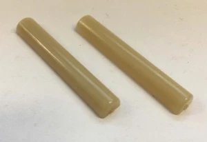 1942 1946 1947 1948 Chevy interior IVORY color garnish medallion plastic trim 2p - Picture 1 of 7