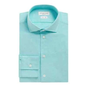 Richard James Savile Row Shirt, UK:17,5, EU:44, Aqua, Neu & Unbenutzt, UVP:225£! - Bild 1 von 3