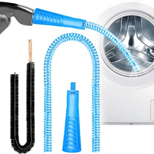 Dryer Vent Cleaner Kit Vacuum Attachment Hose with Lint Remover Cleaning Brush - Picture 1 of 7