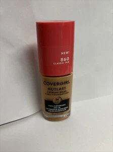 Covergirl Outlast 3-IN-1 Foundation 860 Classic Tan 24H Coverage - Picture 1 of 4