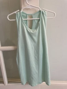 All In Motion Girls Size M 7/8 Medium Mint Green Athletic Top Sports Sleeveless - Picture 1 of 7