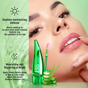 1 pieza/2 pieza aceite labial de aloe vera que cambia de color aceite labial calmante lápiz labial mosturizante - Imagen 1 de 12
