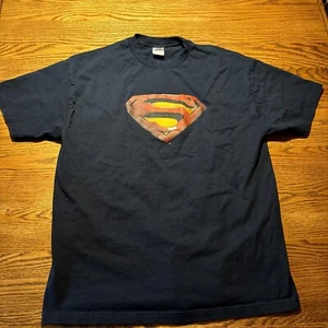 Superman Returns - Comic - Blue T- Shirt Men's XL - Picture 1 of 5