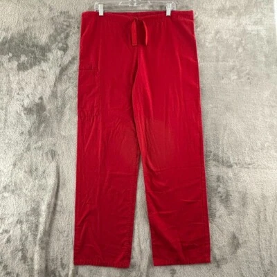 Pantalones Médicos Cherokee 4100 Carga Cordón S Unisex Rojo 30" Entrepierna Foto 1 de 4