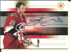 2005-06 Ultimate Collection Ultimate Signatures #USEC Erik Cole - Foto 1 di 1