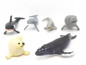 Safari Ltd Animal Lot Of 6 Baby Pup Calf Dolphin Whale Seal - Picture 1 of 13