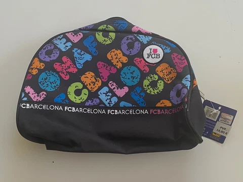 I Love Fc Barcelona Fcb Small Bag 10” Nylon Cover