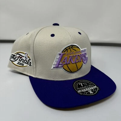 Los Angeles Lakers NBA Mitchell & Ness 2009 Finals Fitted Hat Men’s Size 7 3/4 - Image 1 of 4