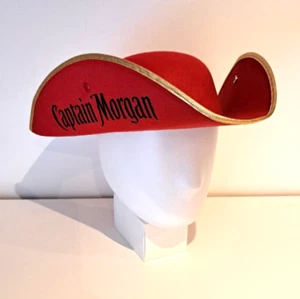 ⭐2 x Captain Morgan Rum Piratenhut / Dreispitz / Partyhut / Fasching - NEUWARE⭐ - Bild 1 von 4