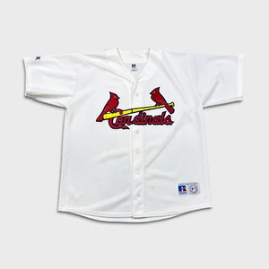 Vintage 90s Russell Athletic St. Louis Cardinals Jersey Mens 2XL Baseball MLB - Picture 1 of 9