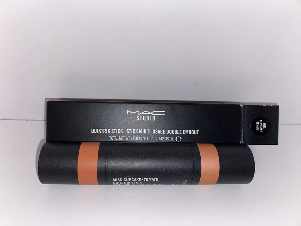 MAC Studio Quiktrik Stick Multi-Usage Double   Miss Cupcake / Tomato. NIB - Image 1 of 1