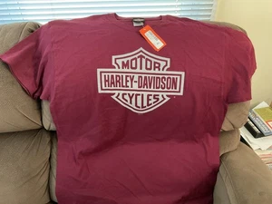 Harley Davidson T-Shirt North Country Augusta, Maine - Neu mit Etikett - XL - Bild 1 von 6