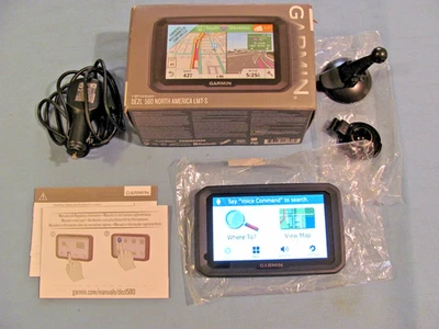 Garmin Dezl 580 LMT-S 010-01858-02 5" Display Truck/Car GPS Navigation System - Image 1 of 4