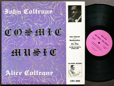 JOHN COLTRANE ALICE Cosmic Music LP COLTRANE CRS 5000 US 1968 Pharoah Sanders - Image 1 of 4