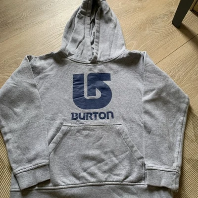 Sudadera con capucha Burton para niños azul y gris Foto 1 de 3