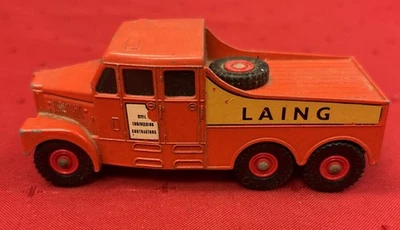 Спичечный коробок королевский размер No Трактор 8 Scammell 6x6 (износ краски) - Изображение 1 из 4