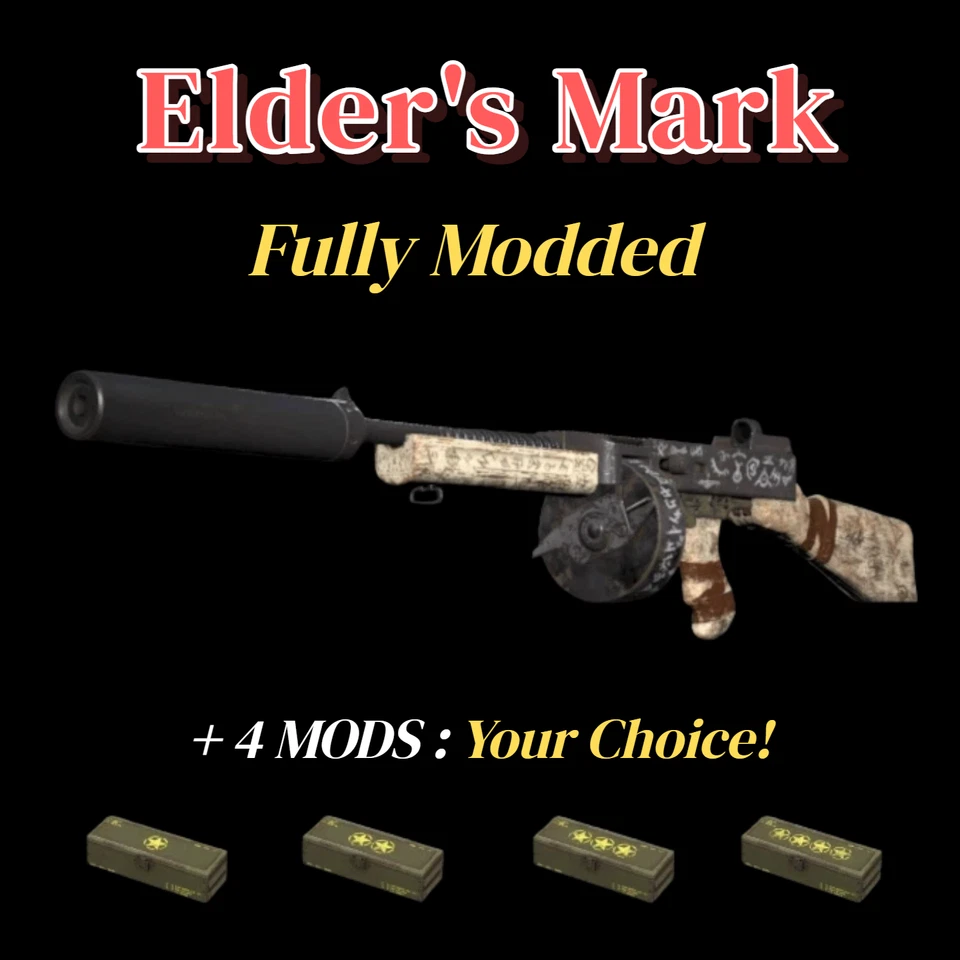 Fallout 76 PC✅Fully Modded Elder's Mark + 4 Mods Of Your Choice✅Fast Delivery - Image 1 of 1