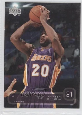 Radiocontrol novato Kareem Rush #283 Upper Deck 2002-03 Foto 1 de 2