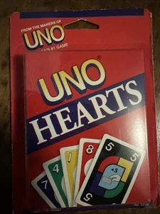 NEW: Mattel UNO Hearts Card Game 1994 Complete with Original Instructions Box - Picture 1 of 5
