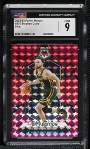 2023-24 Panini Mosaic City Edition Pink Prizm /149 Stephen Curry #276 CGC 9 Mint - Picture 1 of 3