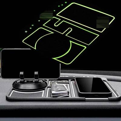 Non-Slip Phone Pad for 4-in-1 Car, Cool Glow-in-The-Dark Phone Pad Universal - Image 1 of 4