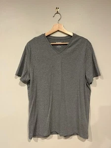 Goodfellow Men’s V Neck T Shirt Grey Short Sleeve Large L - Picture 1 of 3