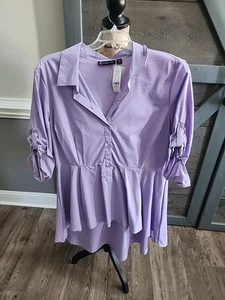 NUEVO Para Mujer New York & Company XXL Vestido Corto Largo Top Bolso X - Imagen 1 de 5